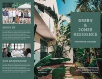 绿色房地产代理手册模板 宣传册