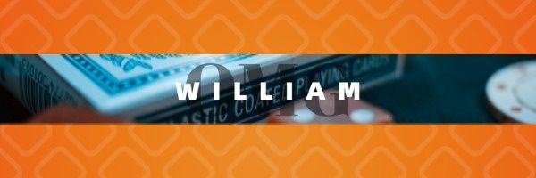 game, william omg, race, Orange Gaming Channel Banner Twitter Cover Template