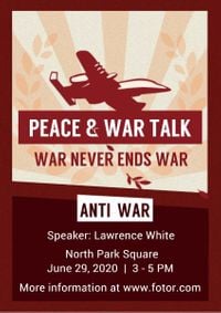 Anti-war Theme Poster Poster