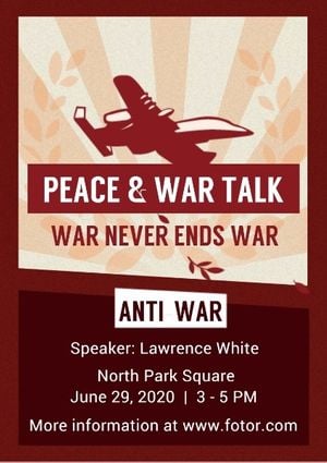 peace, olive branch, warplane, Anti-war Theme Poster Poster Template