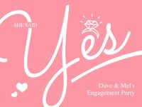 Stylish Engagement Invitation Card Card