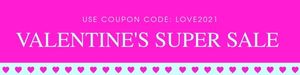 Pink Valentine Sale ETSY Cover Photo