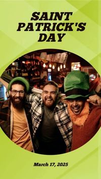 st patricks day, happy st patricks day, st. patrick, Green Saint Patricks Day Wish Instagram Story Template