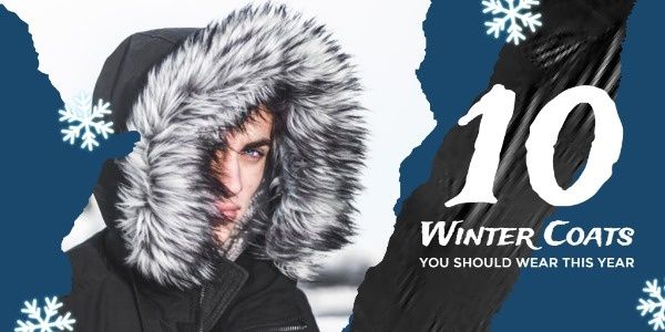cloth, fashion, blogging, Winter Coats You Should Wear Twitter Post Template