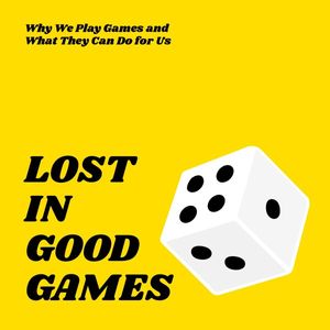 gambling, gaming, fun, Yellow Lost In Good Games Podcast Cover Template