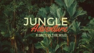 forest, wild, tree, Jungle Adventure Youtube Thumbnail Template