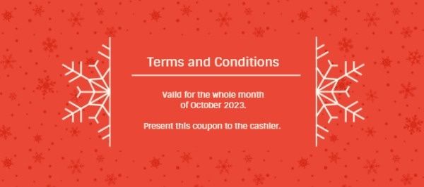christmas, festivel, snow, Holiday Sales Event Gift Certificate Template