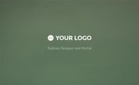 logo, fashion, cover, Green Business Introduce Branding Business Card Template