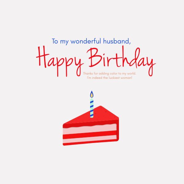 light, card, life, Happy Birthday Cake Instagram Post Template