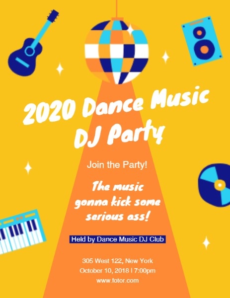 Dance Music DJ Party Program