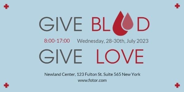 ブルー献血イベント Twitter画像