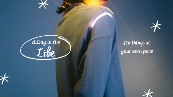 Blue Simple Life Youtube Banner