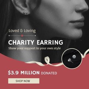 accessories, life, beauty, Dark Accessory Sale Post Instagram Post Template