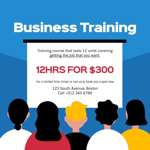 Business Training Instagram Post