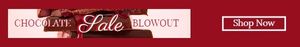blowout, discount, shop, Red Chocolate Online Sale Banner Ads Mobile Leaderboard Template