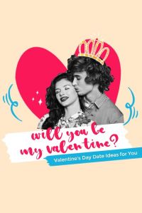 valentines day, valentine day, festival, Will You Be My Valentine Pinterest Post Template
