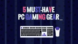 pc game, computer gear, computer equipement, Computer Gaming Gear Youtube Thumbnail Template