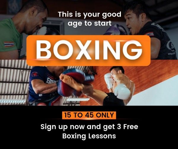 Black Boxing Lesson Facebook Post