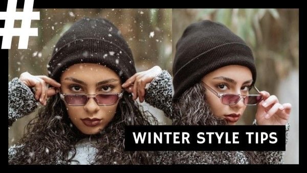 life, lifestyle, social media, Brown Winter Style Tips Youtube Thumbnail Template