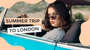 ロンドンへの夏の旅 Vlog YouTubeサムネイル