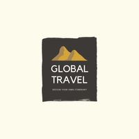 白色全球旅行 Logo