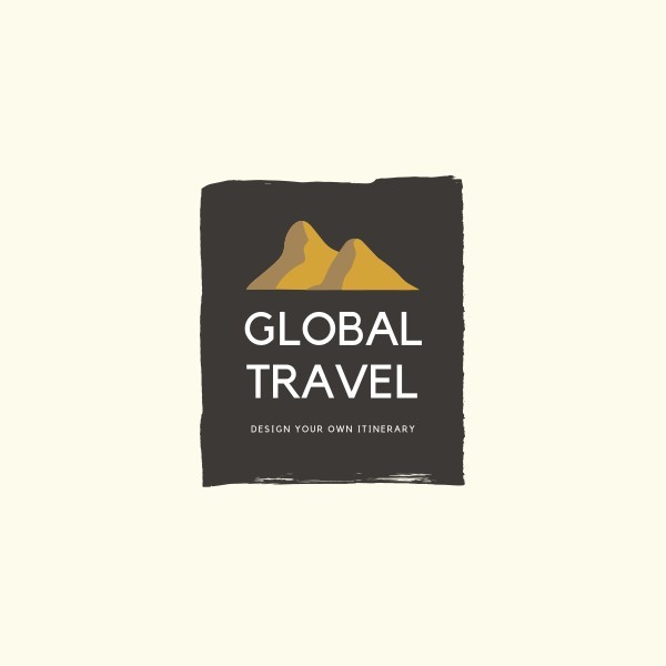 White Global Travel Logo