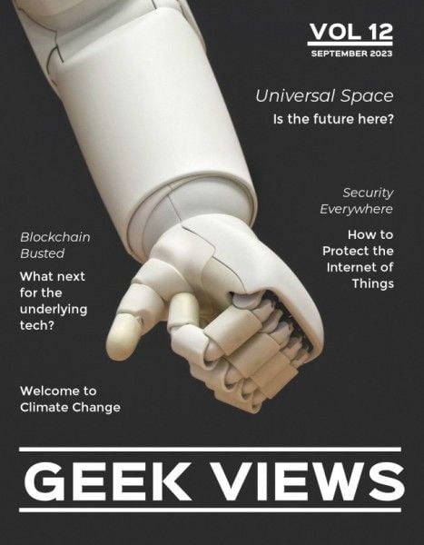 Geek View Magazine Cover Magazine Cover