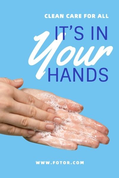 手を洗う健康的なヒント Pinterestポスト