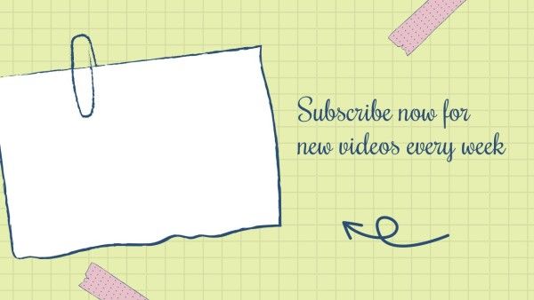 end cards, image shape, Green Grid Social Media Background Video Subscribe Youtube End Screen Template