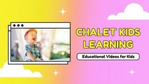 end cards, end screen, kid learning, Yellow Pink Cute Cartoon Social Media Background Video Subscribe Youtube Channel Art Template