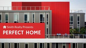 life, house, home decoration, Red Business Project  Presentation Template