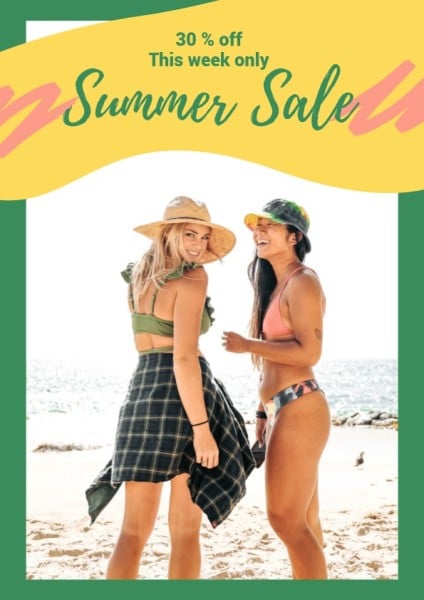 Summer Sale Promotion  Flyer