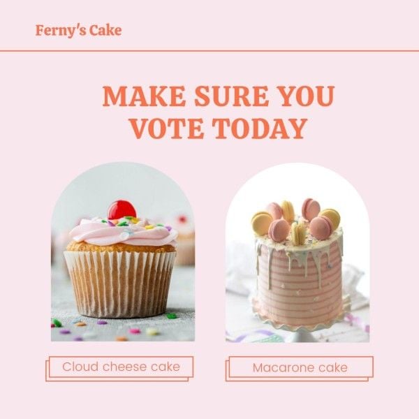 Cute Cake Dessert Branding Sale Post Instagram Post