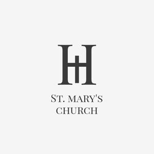 religion, parish, chapel,  Minimalist Church Logo Design Logo Template
