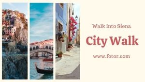 facebook ad, advertisement, ads, Siena City Walk Youtube Channel Art Template