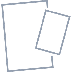 2, two, paper, Simple Vintage Rectangle Collage Blank Classic Collage Template
