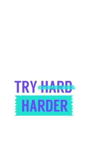 White And Blue Simple Motivational Text Mobile Wallpaper