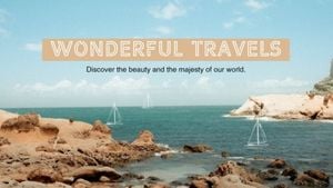 discover, majesty, world, Wonderful Travels Youtube Channel Art Template