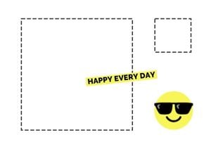 Happy Every Day Postcard