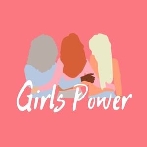 social media, life, equality, Pink Girls Power  Instagram Post Template