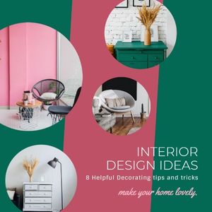 graphic design, decoration, life, Interior Design Ideas Instagram Post Template