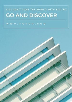 go and discover, tourism, design, Discovery Poster Template