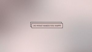happiness, 1920x1080, 1080p, Grey Happy Life Quote Desktop Wallpaper Template
