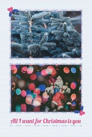 festival, holiday, merry christmas, Christmas Collage Pinterest Post Template