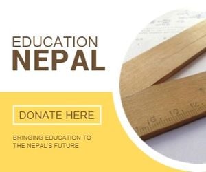 尼泊尔教育 大尺寸广告