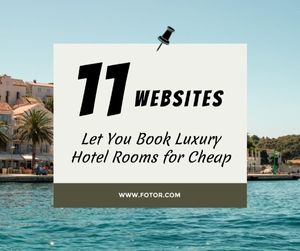 note, website, websites, Hotel Recommendation Facebook Post Template