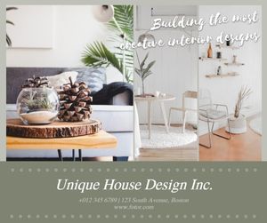Unique Interior Design Facebook Post