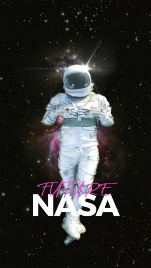 Black Retro Spaceman Photo Mobile Wallpaper Template and Ideas for Design |  Fotor