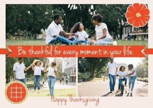 moment, holiday, party, Thanksgiving Memory Postcard Template