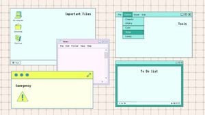 pop-up window, files, emergency, Fresh Desktop Wallpaper Desktop Wallpaper Template